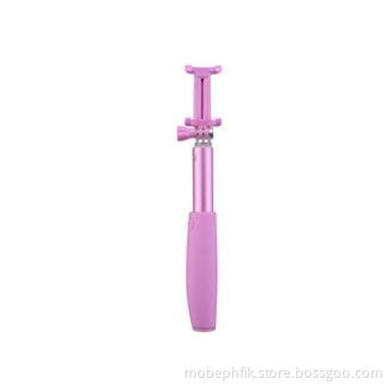 Mobile phone monopod selfie stick , foldable Bluetooth Shut